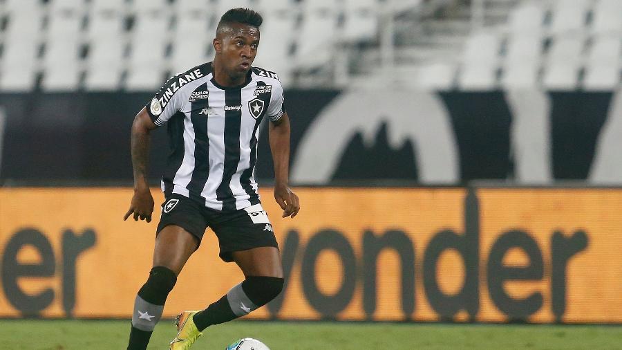 Atacante Kelvin em ação pelo Botafogo - Vitor Silva/Botafogo