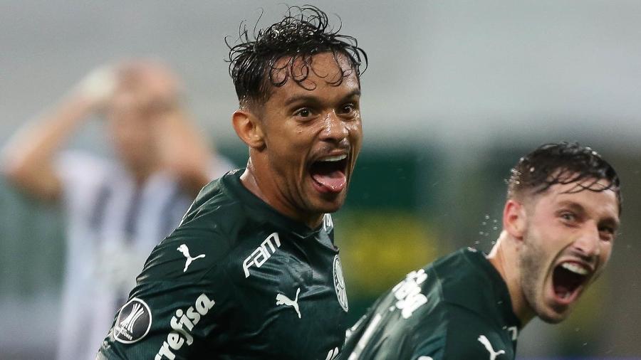 Gustavo Scarpa comemora o gol pelo Palmeiras após chegada de Abel Ferreira - Cesar Greco