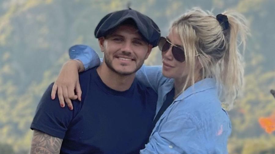 Mauro Icardi posta foto com esposa após novo término - Reprodução/Instagram