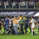 Tumulto entre jogadores do Santos e jogadores do Corinthians durante partida no estádio Vila Belmiro pelo campeonato Copa do Brasil 2022 - Fernanda Luz/Fernanda Luz/AGIF