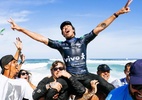 Surfe: Yago Dora ganha nota 10 em aéreo e é campeão da etapa de Saquarema - Divulgação/WSL