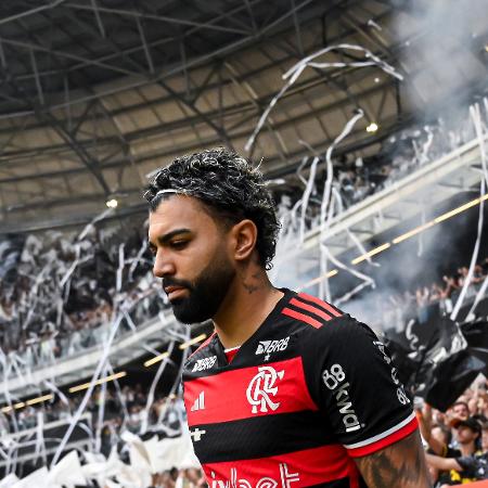 Gabigol durante final da Copa do Brasil entre Flamengo e Atlético-MG