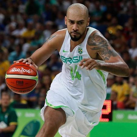 Marquinhos atuando pela seleção brasileira de basquete nos Jogos Olímpicos Rio-2016 Marquinhos atuando pela seleção brasileira de basquete nos Jogos Olímpicos Rio-2016