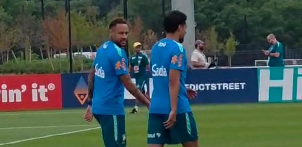 Treino da seleção tem Neymar, Alisson poupado e conversas com Ancelotti