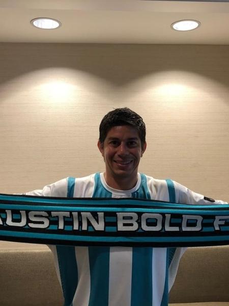 Argentino defendia o Austin Bold no futebol dos EUA em 2019; agora, continuará morando no país - Divulgação