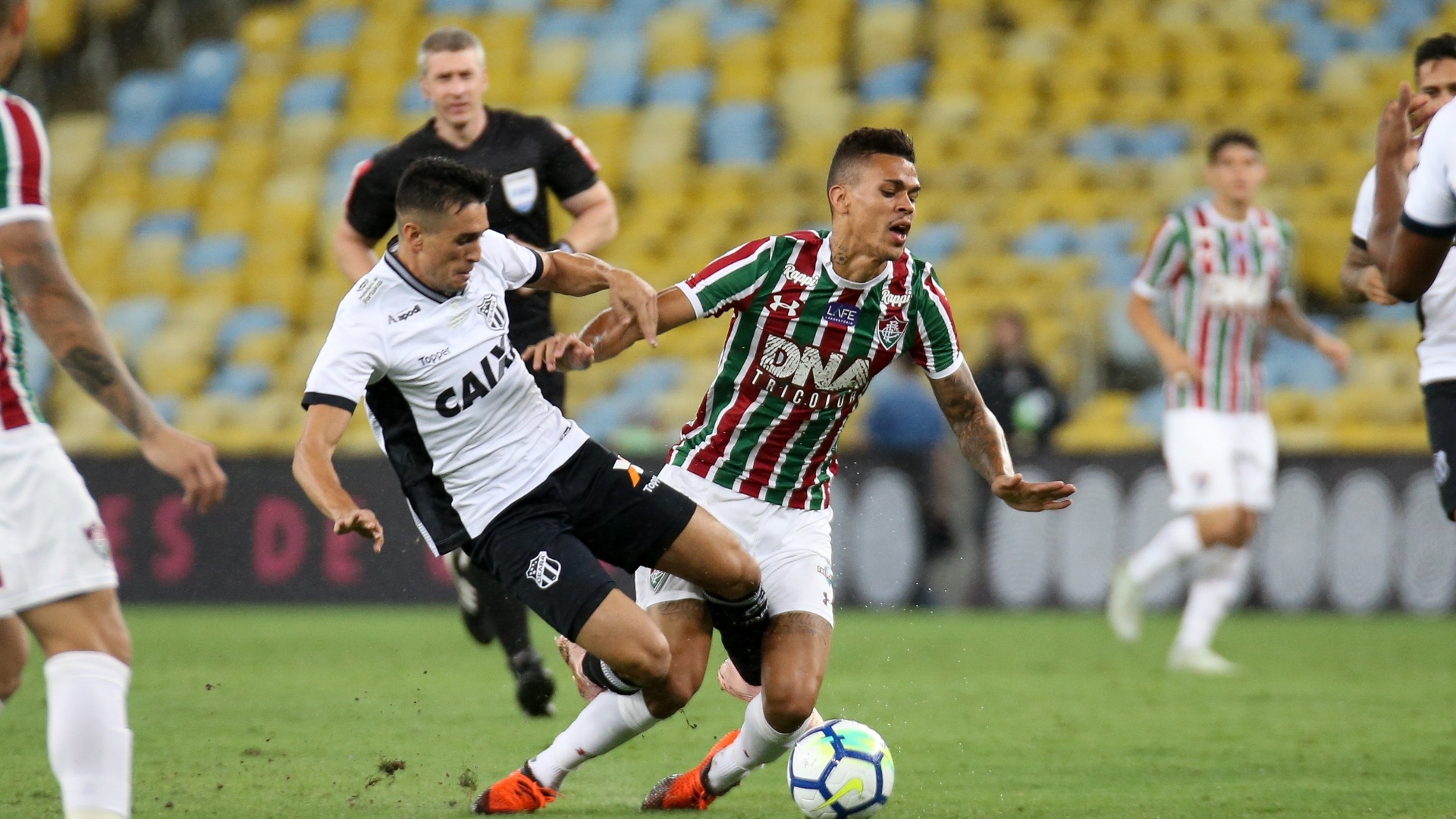Richard, durante partida entre Fluminense e Ceará