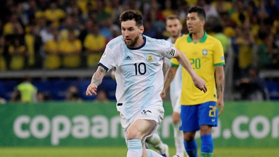 Lionel Messi será a principal estrela da seleção argentina no amistoso contra o Brasil na Arábia Saudita -  REUTERS/Washington Alves