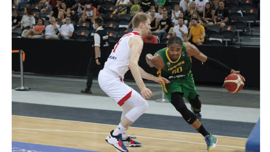 Seleção brasileira de basquete venceu a Polônia em amistoso - Divulgação/CBB