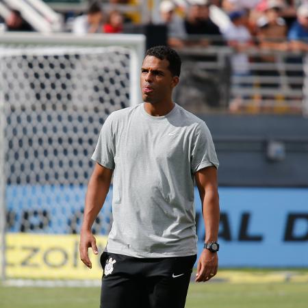 Fernando Lázaro em sua estreia como técnico efetivo do Corinthians - Luis Moura/Estadão Conteúdo