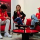 UOL entrevista a dupla de pilotos da Ferrari, Sainz (esq) e Leclerc