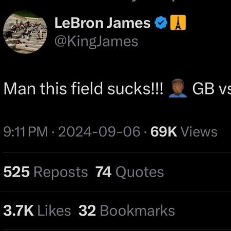 LeBron James critica estado do gramado da Neo Química Arena durante jogo da NFL