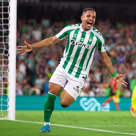 Vitor Roque, do Betis, em jogo contra o Leganés pelo Campeonato Espanhol