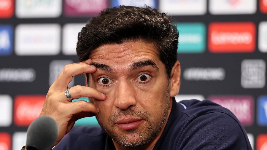 Abel Ferreira, técnico do Palmeiras, após o jogo contra o Inter Miami pelo Mundial de Clubes Abel Ferreira, técnico do Palmeiras, após o jogo contra o Inter Miami pelo Mundial de Clubes