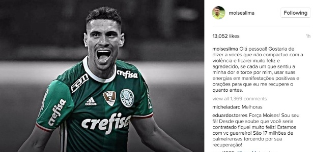 Após adversário sofrer ameaças, Moisés diz que não compactua com violência