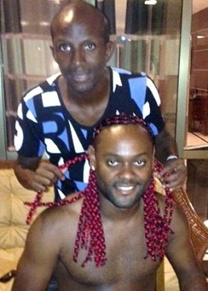 Nilson Iriri era responsável pelas tranças de Vagner Love - Arquivo Pessoal - Arquivo Pessoal
