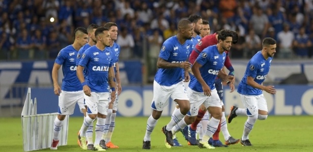 Jogadores do Cruzeiro em partida no Mineirão - Gualter Naves/Light Press