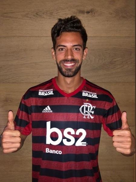Pablo Marí foi anunciado pelo Flamengo  - Divulgação