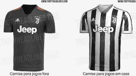 novo uniforme juventus 2021