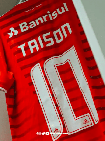 Taison herdará camisa 10 de D"Alessandro em retorno ao Internacional - Twitter