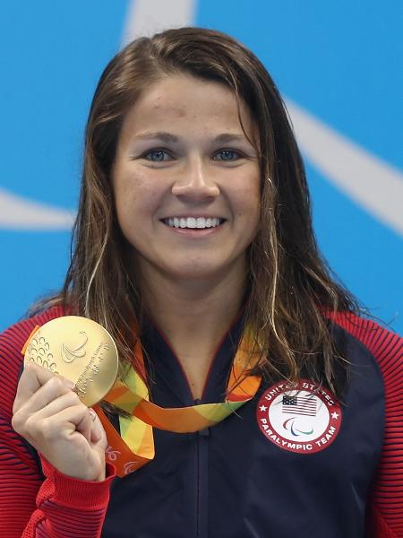 Rebecca Meyers, nadadora americana, nos Jogos Paraolímpicos Rio 2016 - Getty Images
