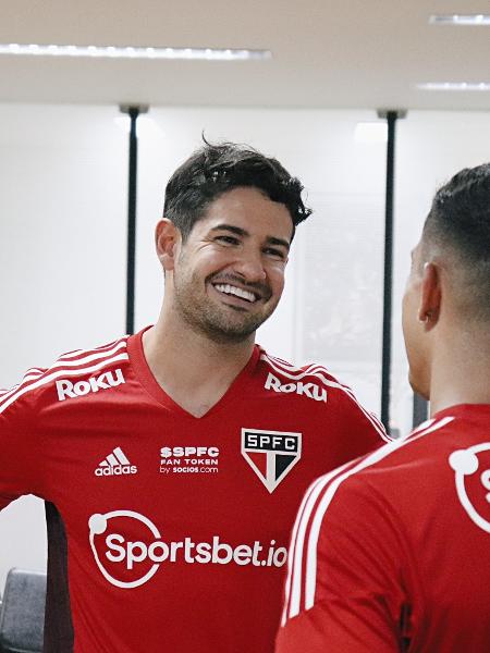 Alexandre Pato fará parte da recuperação de sua lesão no joelho no CT do São Paulo - Divulgação/São Paulo
