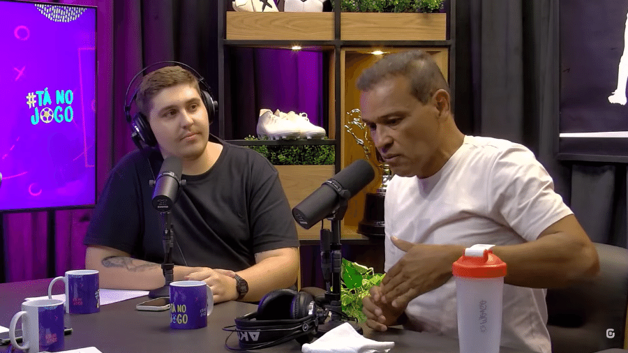Muller durante o podcast "Tá no Jogo", da Gazeta Esportiva Muller durante o podcast "Tá no Jogo", da Gazeta Esportiva