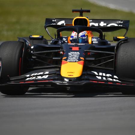 Max Verstappen, da Red Bull, nos treinos livres do GP do Canadá Max Verstappen, da Red Bull, nos treinos livres do GP do Canadá