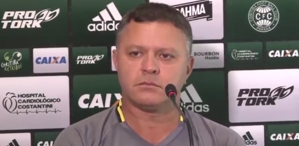 Pachequinho, técnico do Coritiba - Reprodução