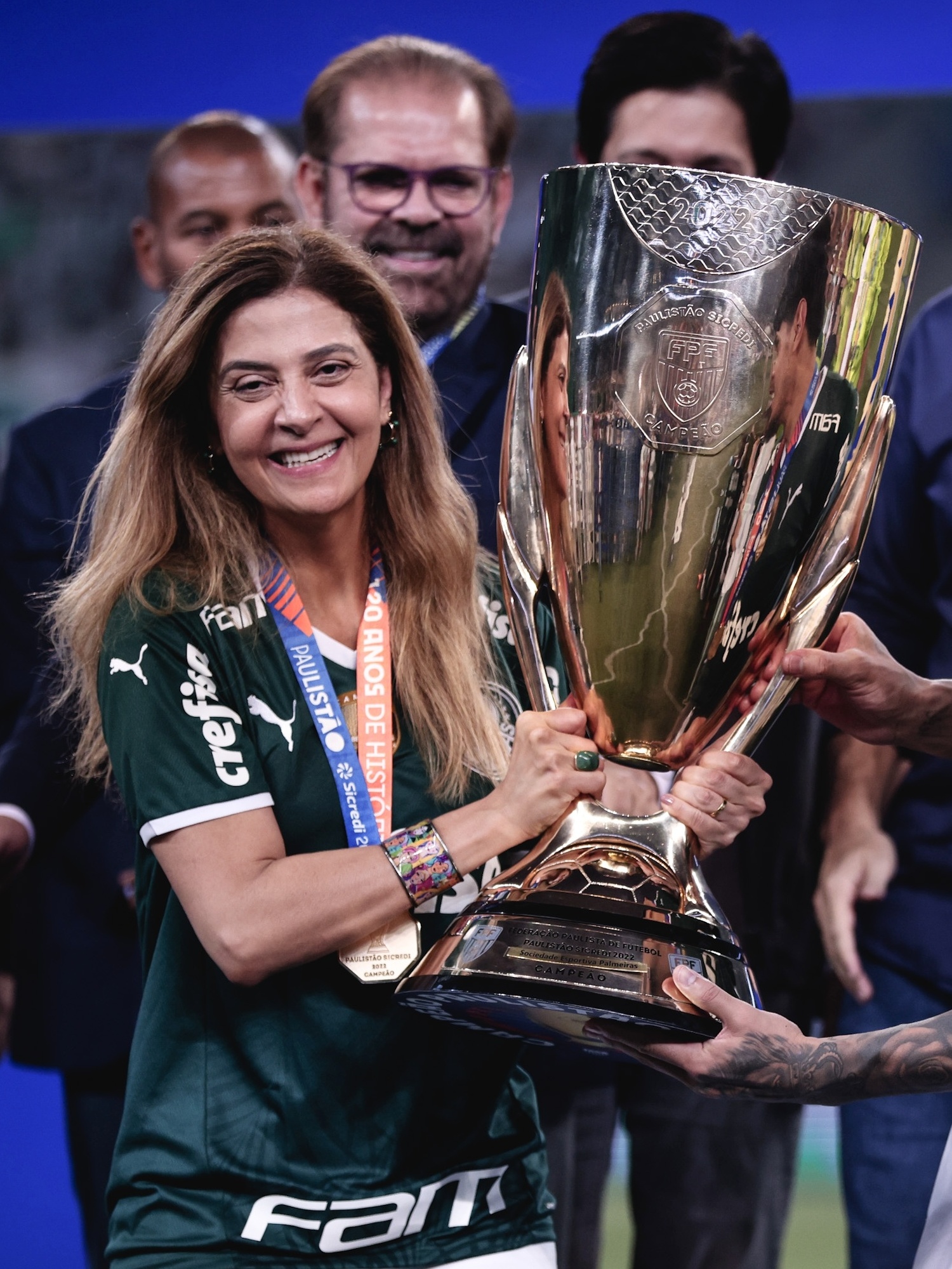 Leila diz que título do Palmeiras foi épico e pede calma à torcida por  reforços: Sempre abertos, palmeiras