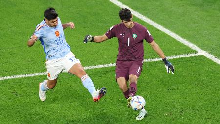 Asensio é titular e Espanha cai para o Marrocos nos pênaltis