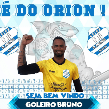 O Orion FC, time de Várzea de São Paulo, anunciou o goleiro Bruno como reforço - Reprodução/Instagram
