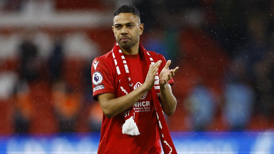 Renan Lodi esteve emprestado ao Nottingham Forest na temporada passada