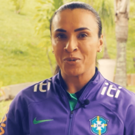 Marta, eleita seis vezes a melhor jogadora do mundo