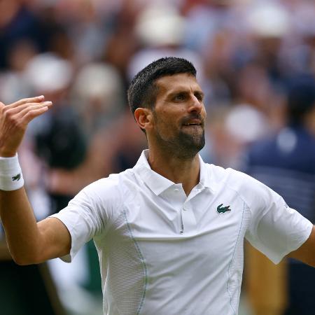 Novak Djokovic nas semifinais de Wimbledon em 2024