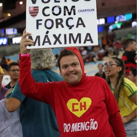 Fernando Souza é presença assídua em jogos do Flamengo realizados no Maracanã