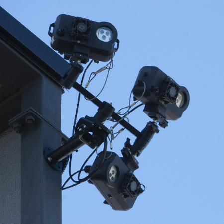 Equipamento usado para o impedimento semiautomático em Bragantino x Coritiba
