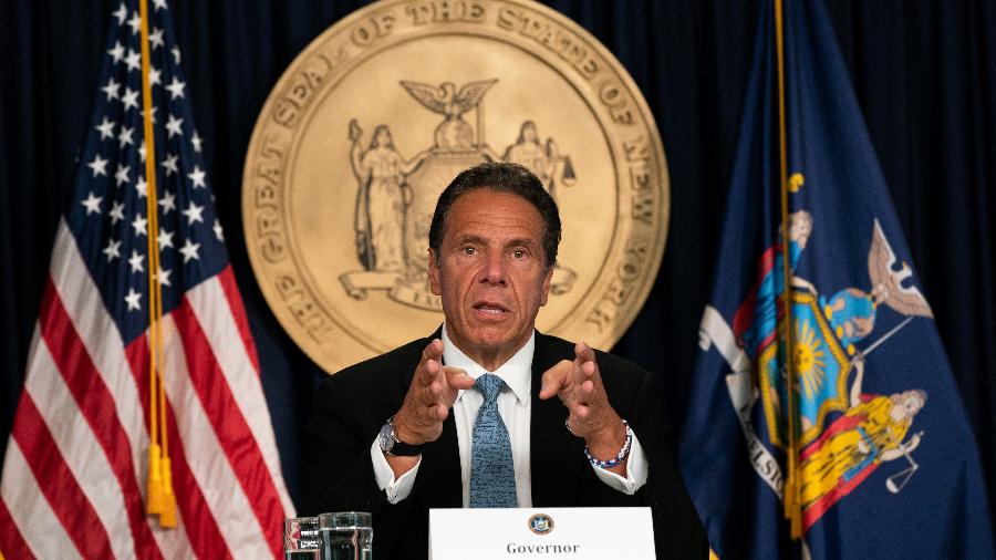 Andrew Cuomo, governador de Nova York, foi acusado de assédio por seis mulheres - Getty Images