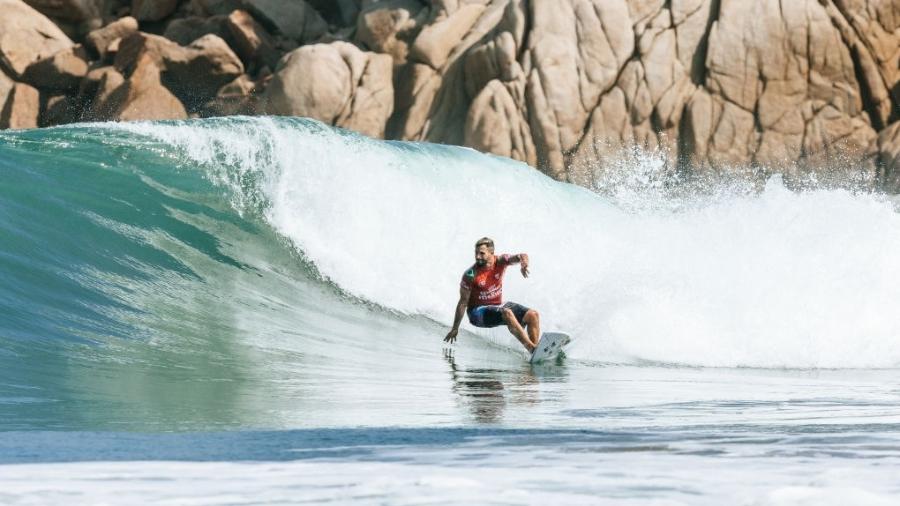 Ítalo Ferreira durante prova do México do circuito mundial de surfe - Tony Heff/World Surf League via Getty Images