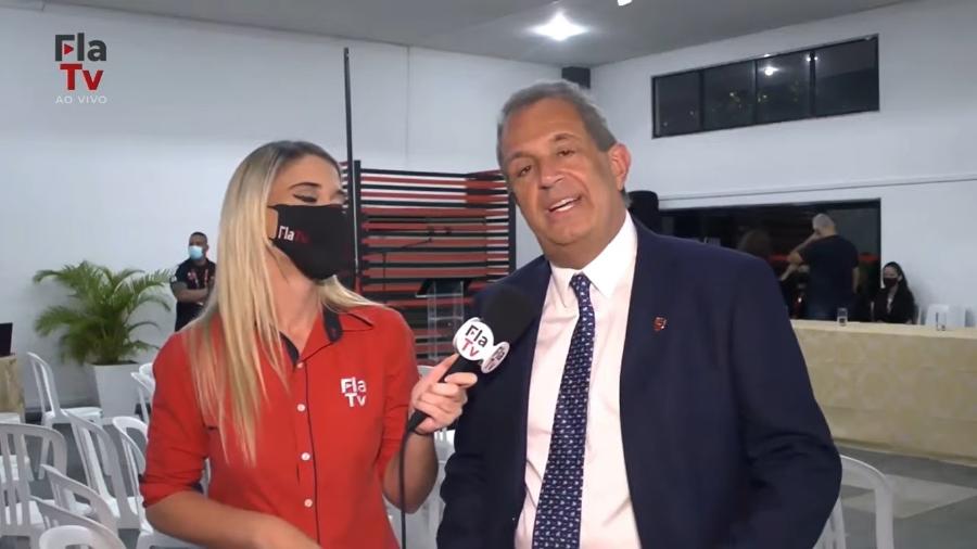 BAP, presidente do conselho do Flamengo - Reprodução/Fla TV