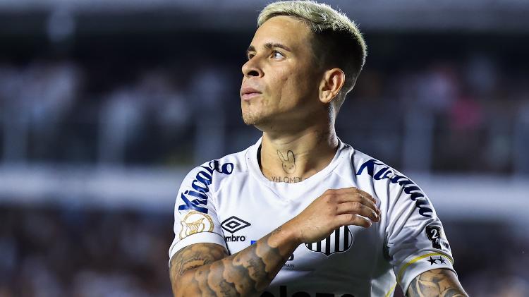 Yeferson Soteldo, atacante do Santos