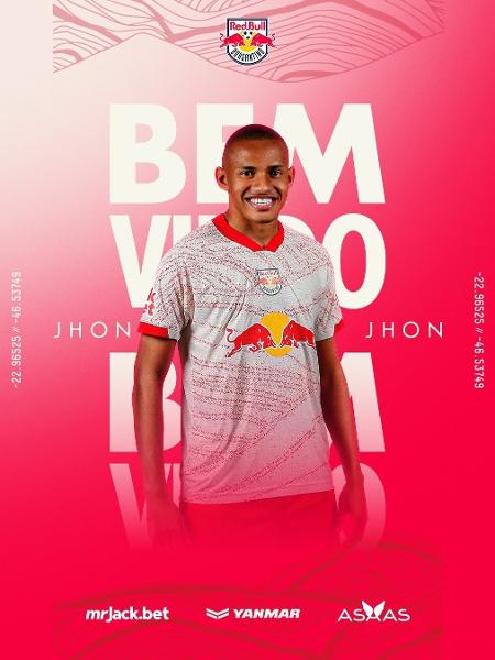 Jhon Jhon é anunciado como novo reforço do Bragantino