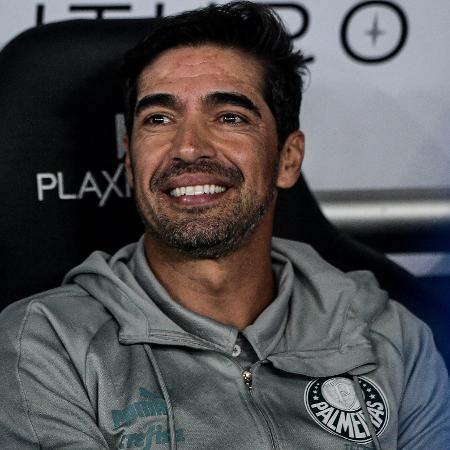 Abel Ferreira, técnico do Palmeiras, durante jogo contra o Botafogo, pelo Brasileirão