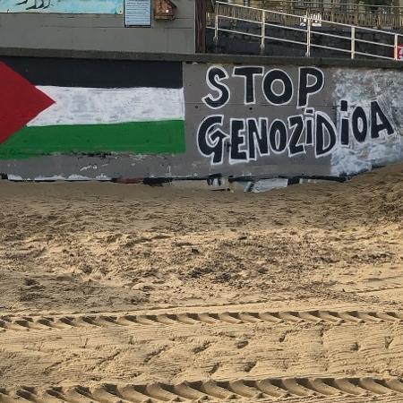 Groseko Indarra Surf Taldea protestou nas redes sociais Groseko Indarra Surf Taldea protestou nas redes sociais