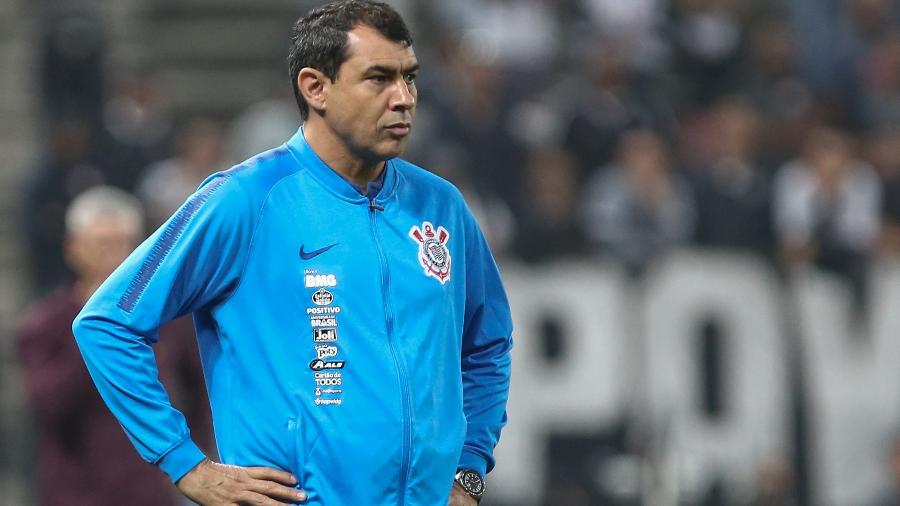O técnico Fábio Carille vive o seu pior momento no comando do Corinthians - Marcello Zambrana/Agif