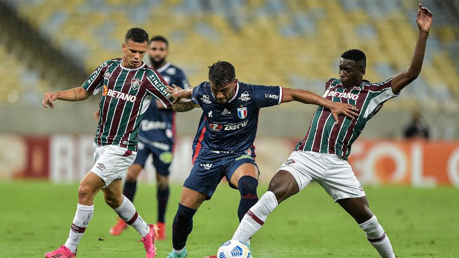Fortaleza e Fluminense se enfrentam pela sétima rodada do Campeonato Brasileiro na Arena Castelão (CE) - Thiago Ribeiro/AGIF