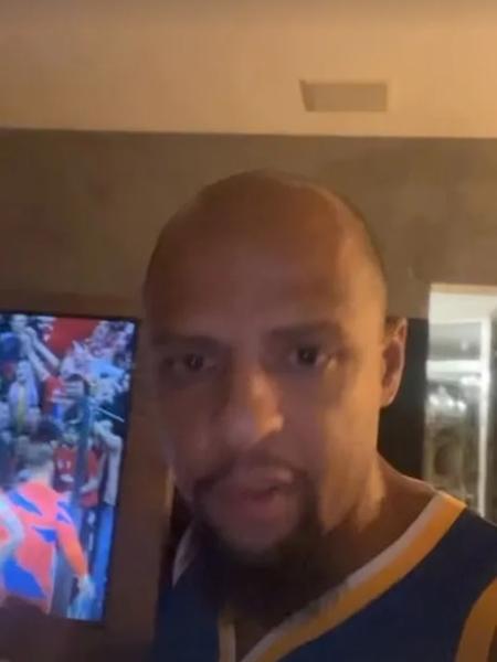 Felipe Melo comentou o empate em 0 a 0 entre Manchester City e Atlético de Madrid na Champions - Reprodução/Instagram