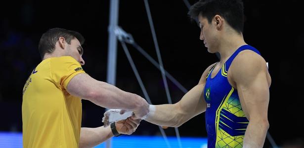 Brasil pierde su lugar en el equipo olímpico de gimnasia masculina por 0,165
