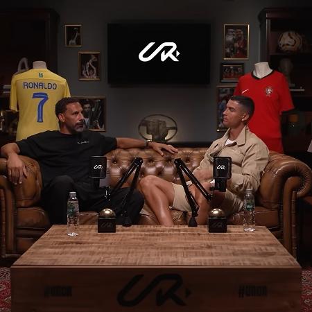 Cristiano Ronaldo em entrevista com Rio Ferdinand para o canal de CR7 no YouTube