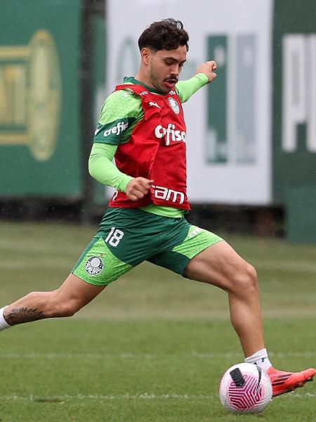 Maurício treinou normalmente na Academia de Futebol nesta quinta-feira (24) - Cesar Greco/Palmeiras