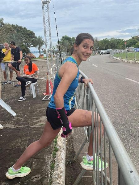 Luisa Baptista correu em caráter especial na Copa do Mundo de Triatlo, em Brasília